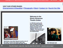 Tablet Screenshot of ebonyshowcase.org